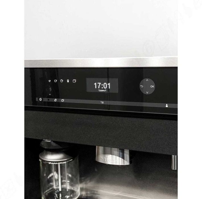 Кавомашина Miele / Міле CVA 6401, вбуд. резервуар 2.3 л, чорна/хром