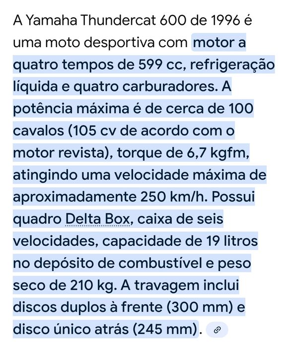 Yamaha ThunderCat 600