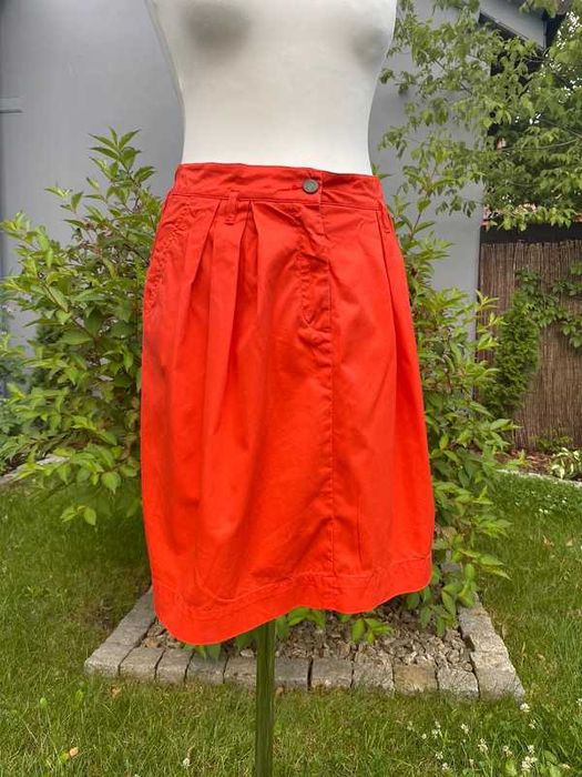 Spódnica Marc O’Polo bdb stan premium bawełna pomarańczowy koralowy S