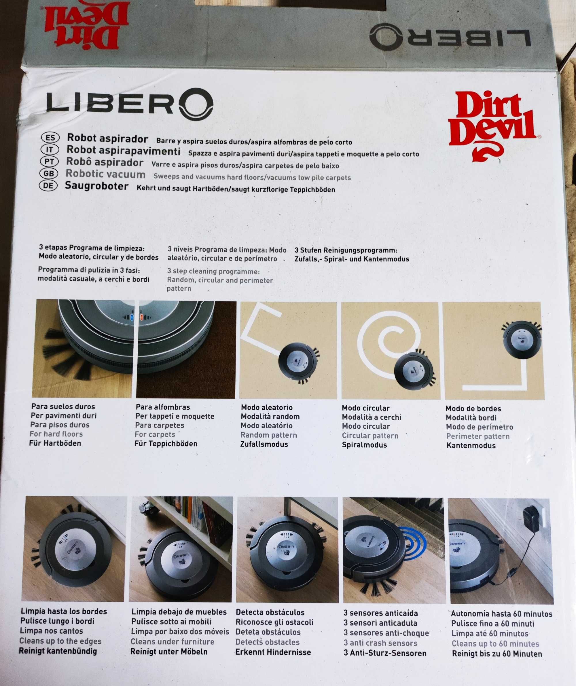 Robot Aspirador Dirt Devil Libero (Lidl)