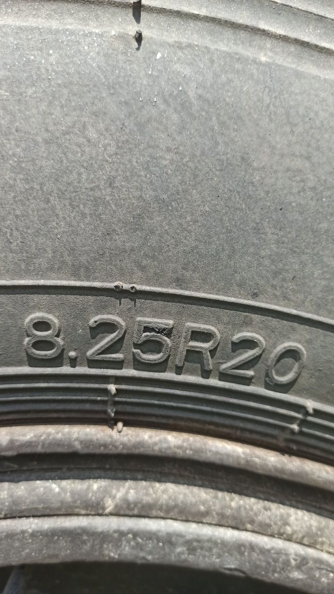 Koła do przyczepy opona 825 R20 8.25 dętka felga d55 d46 d50 d47
