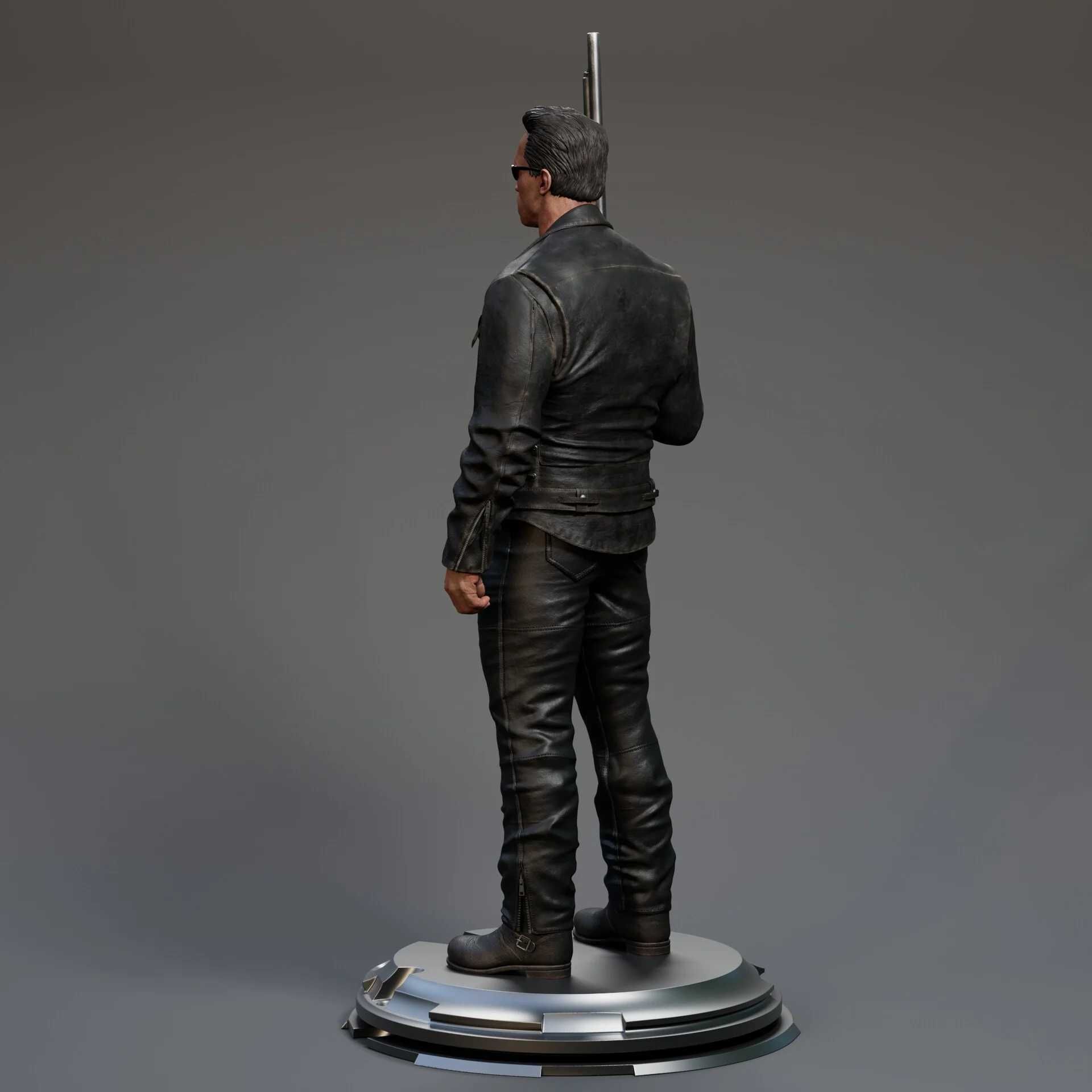 Figurka Terminator, Arnold Schwarzenegger, Żywica, Ręcznie Malowana