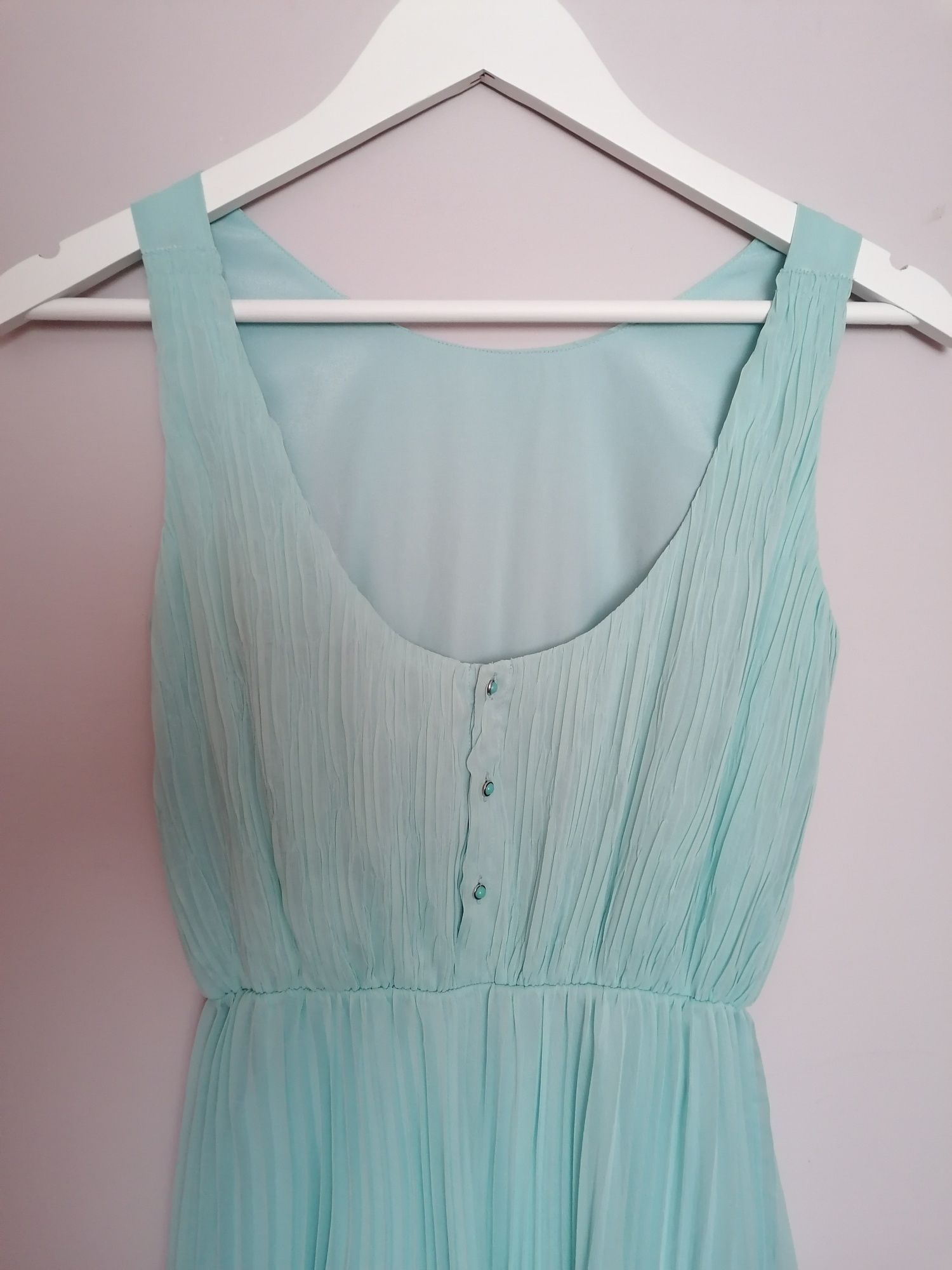 Sukienka lato ślub wesele 34/XS/6 Massimo Dutti