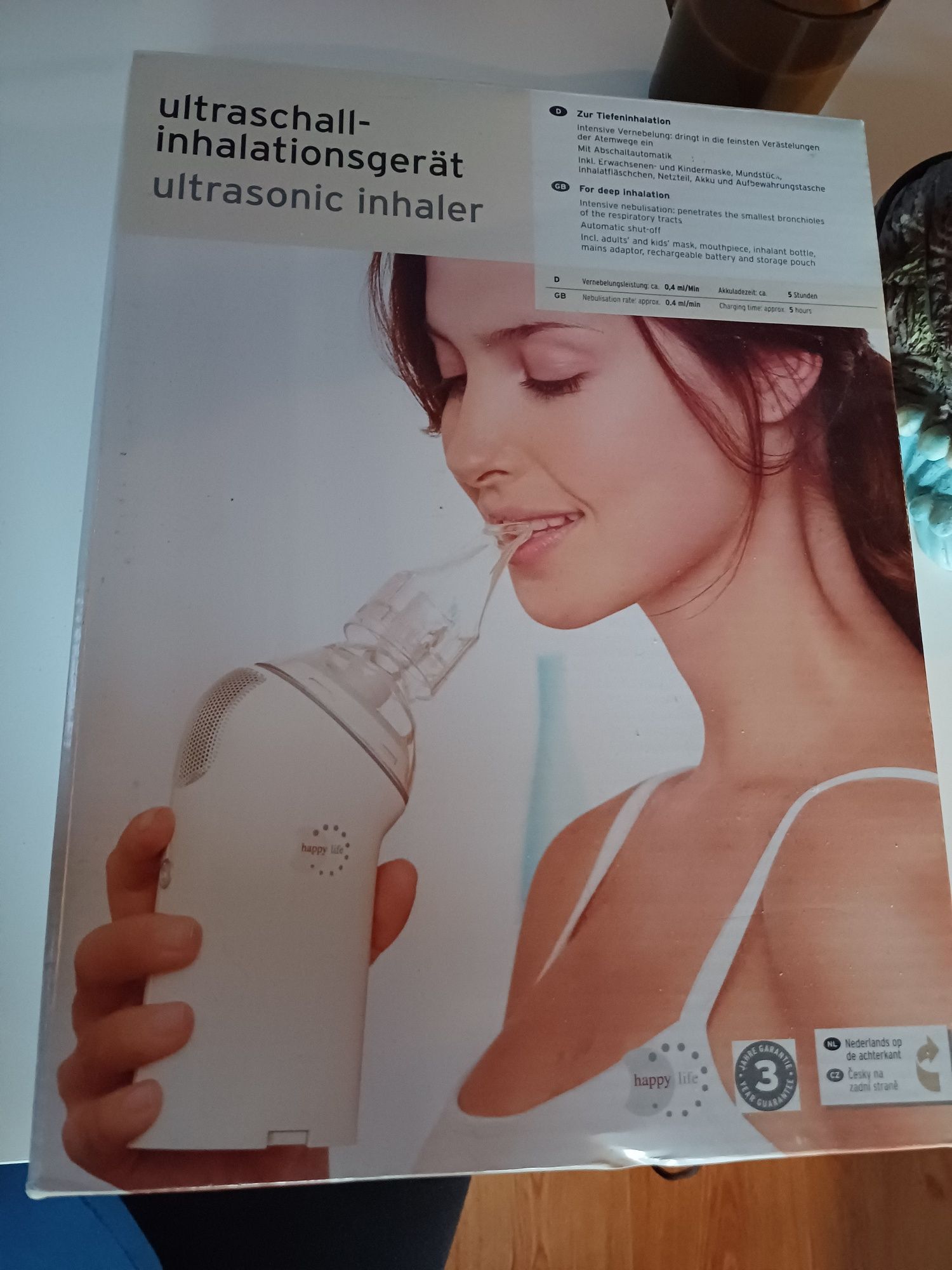 Nowy inhalator ultradźwiękowy Happy Life
