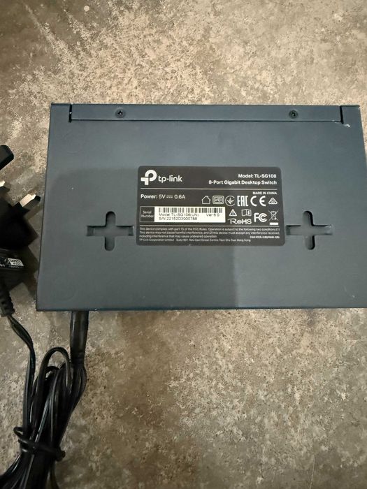 TP -Link TL-SG108 Switch 8 port Gigabit 1000MB/s