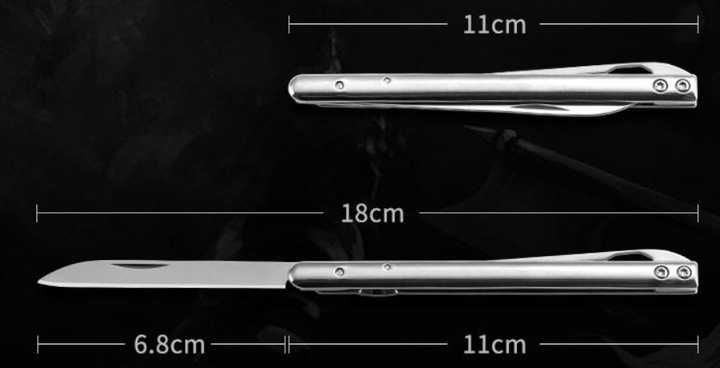 Mini Kieszonkowy Nóż Składany Długopis Taktyczny