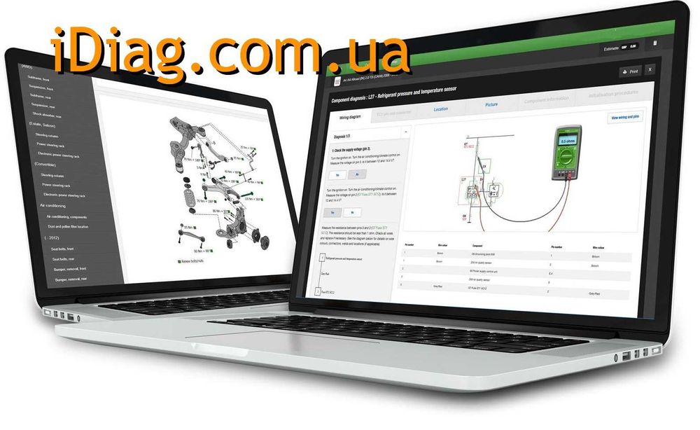 База даних DATABASE Haynes Pro Workshop Online (Motordata / Autodata)