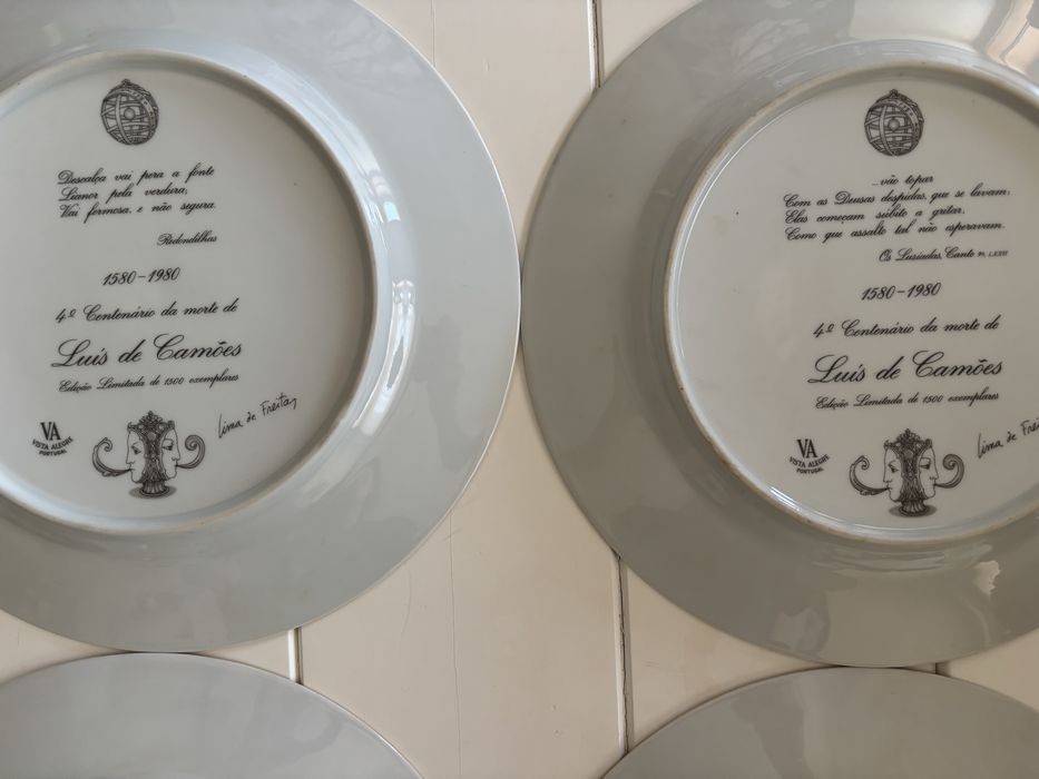 Coleçao de pratos Luís de Camões - Vista Alegre