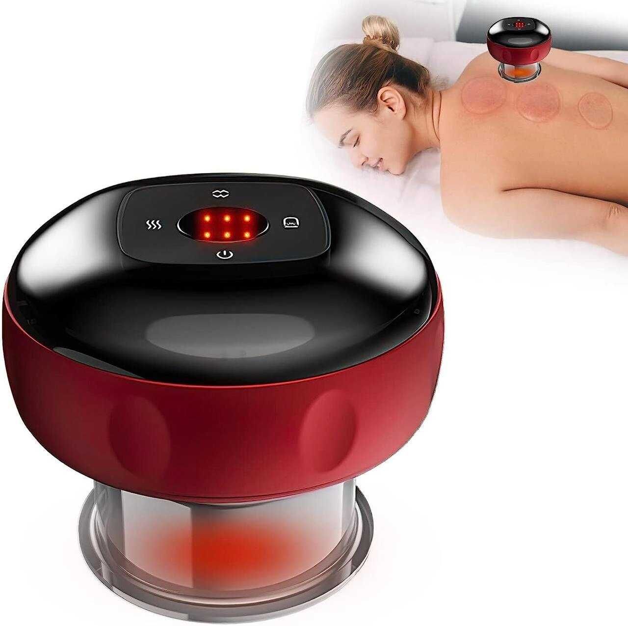 Електричний вакуумний масажер для тіла, масажер з ефектом банок