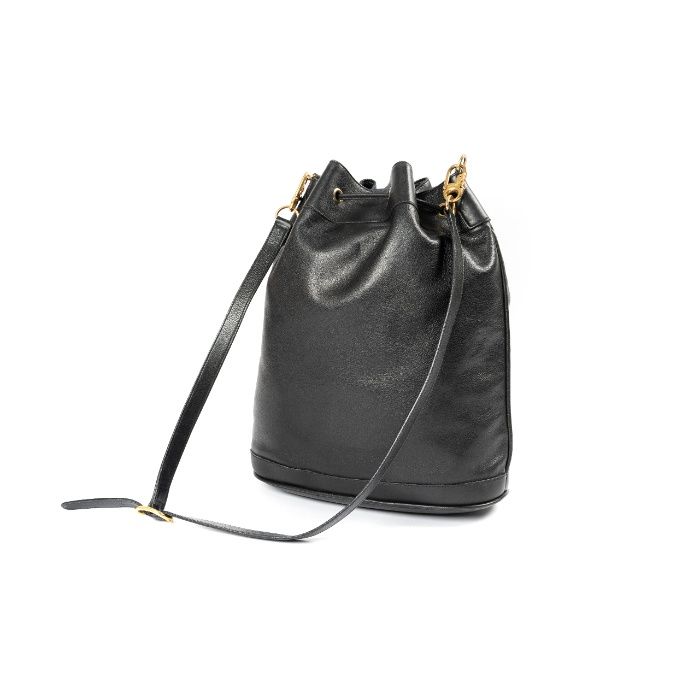 Vintage GUCCI Drawstring Bucket Bag Leather вінтажна шкіряна сумка