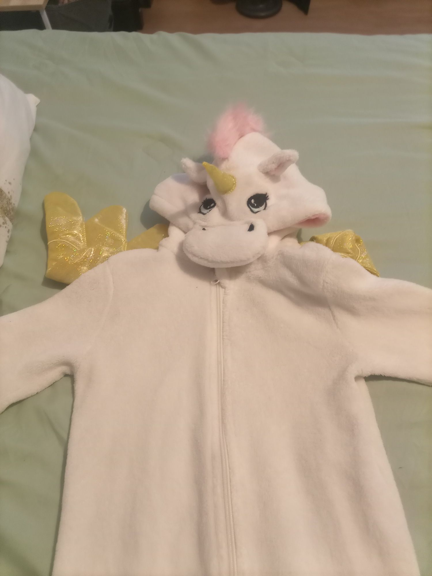 Pijama ( macacão) polar unicórnio  5-6 anos