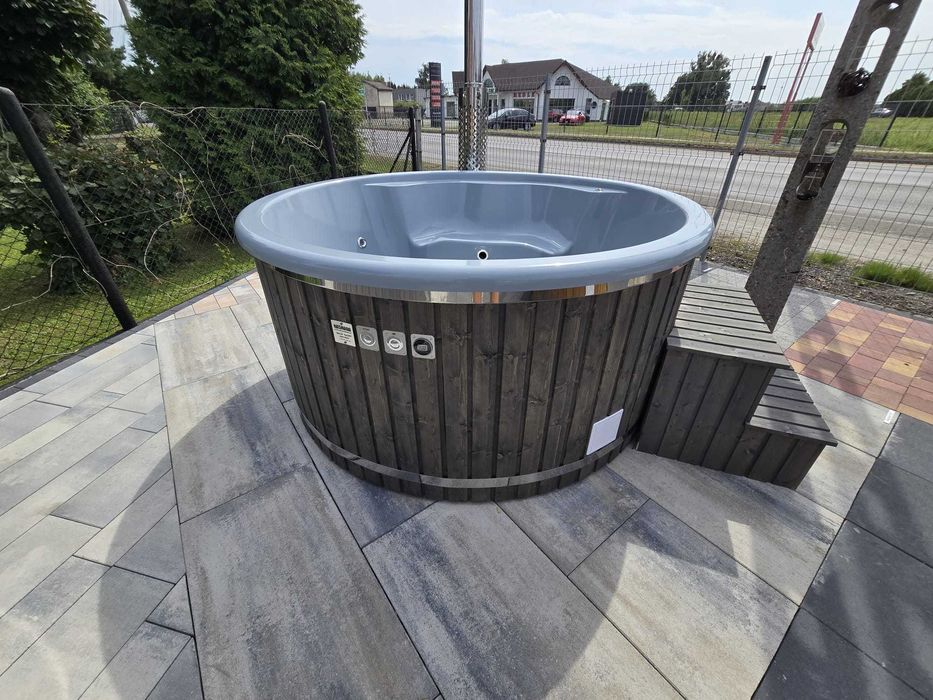 Balia ogrodowa, jacuzzi ogrodowe, ruska bania, gorąca beczka, jacuzzi