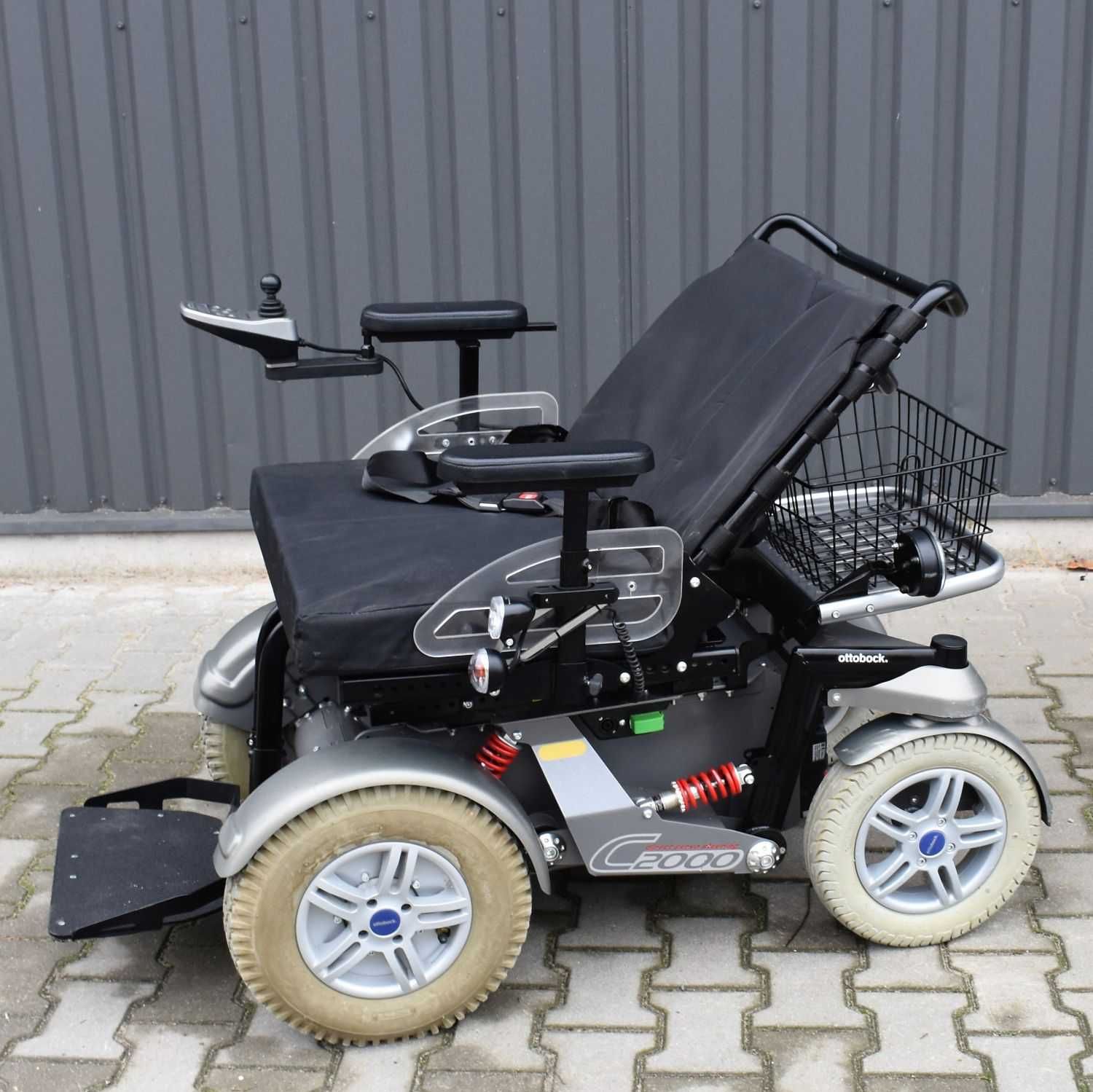 Wózek inwalidzki elektryczny Otto Bock C2000 bardzo szeroki