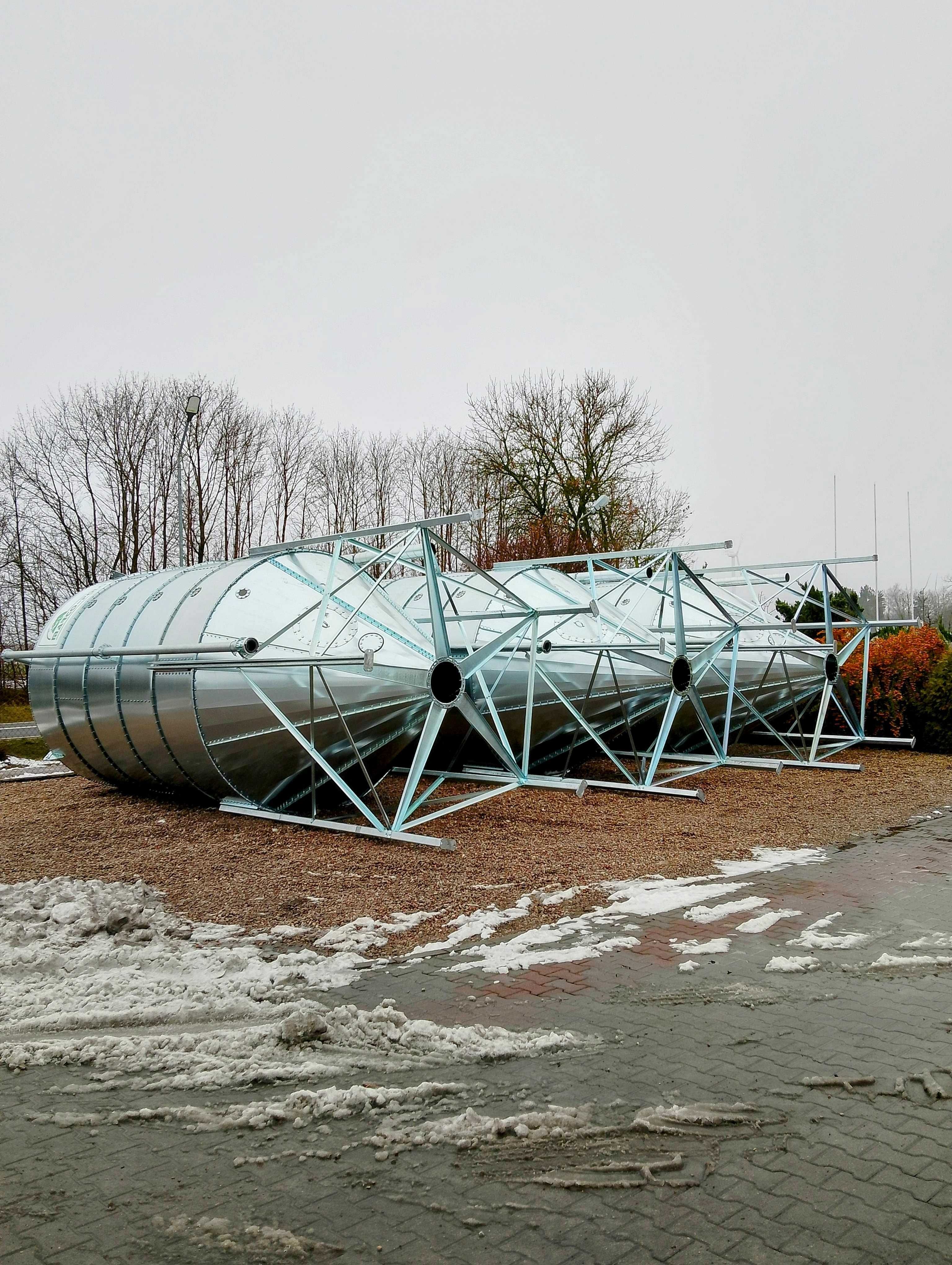 Silos Zbożowy Paszowy Lejowy 3/5/6/8/9/12/15/18/20/25/30T Producent PL