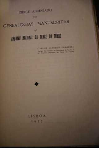 Carlos Alberto Ferreira - Arq. Nacional Da Torre do Tombo, 1937, 1ª ed