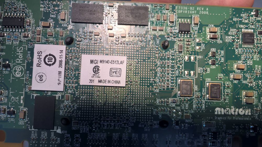 MATROX M9140 LAV PCIe x16 512MB/konektor KX-20