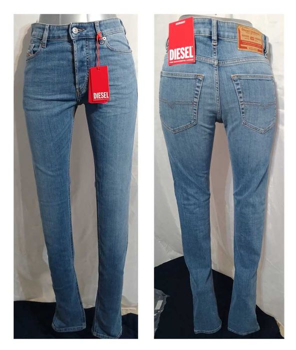 Diesel d-luster calças de ganga para homem (331)