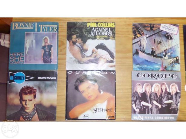 Discos antigos em vinil anos80/90