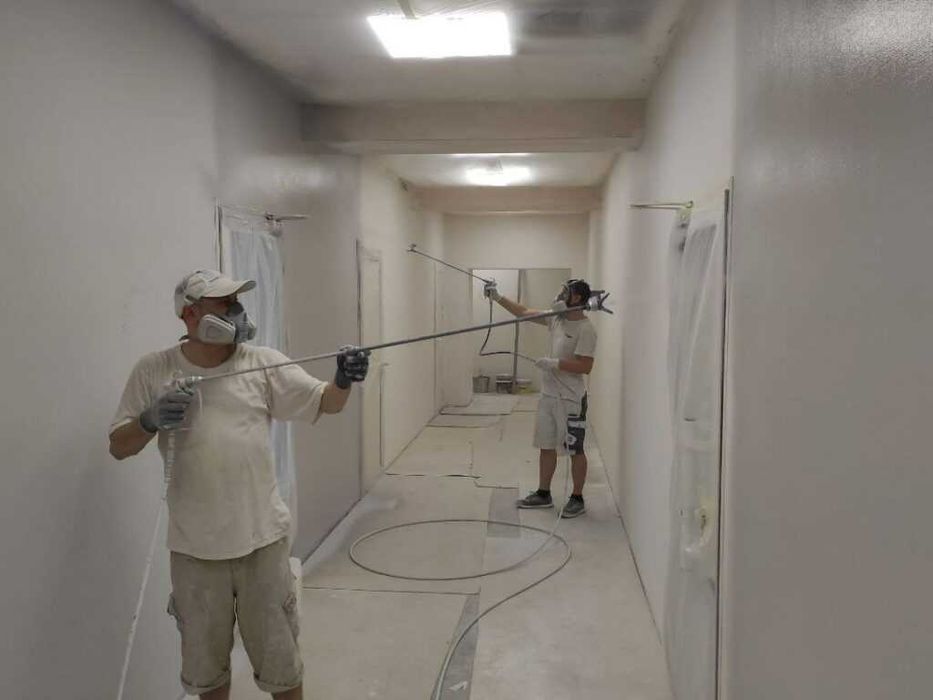 МАЛЯРНі Роботи  офісу - дому - Колір вибирає Замовник. (стиль - ЛОФТ)