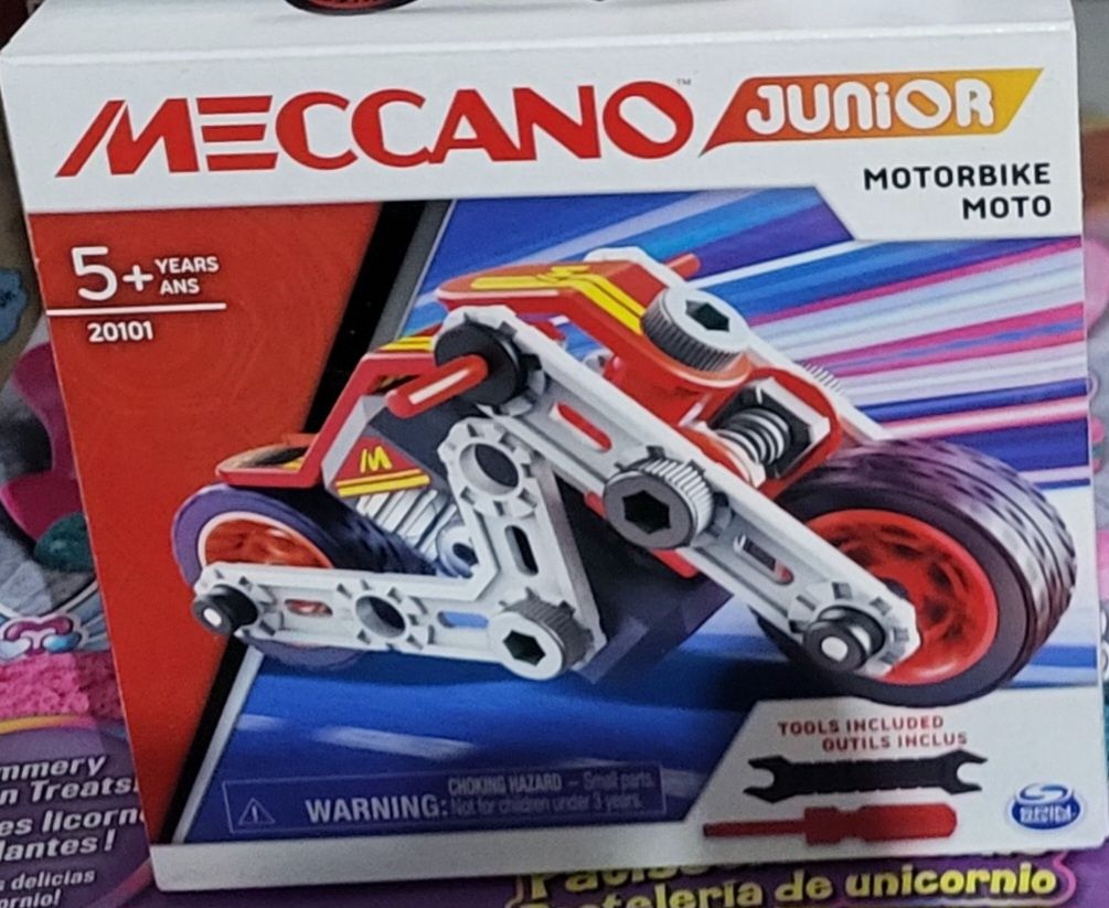 Spin Master Meccano Junior Motocykl Moto 5+ 

ŁATWE W UŻYCIU CZĘŚCI I