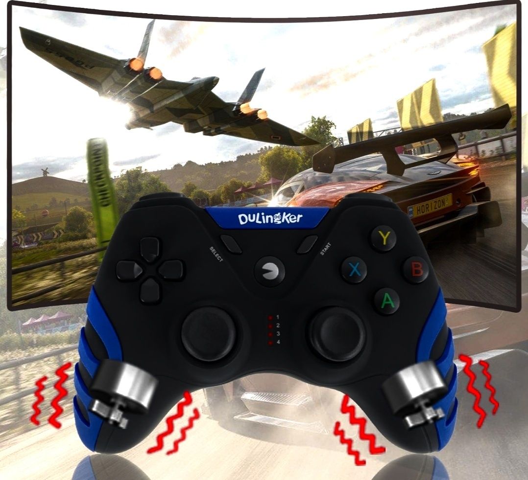 DuLingKer Pad bezprzewodowy Bluetooth do PC PS3 Android Gamepad USB