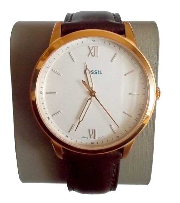 Zegarek męski - złoty Fossil FS-5463 - (NOWY)