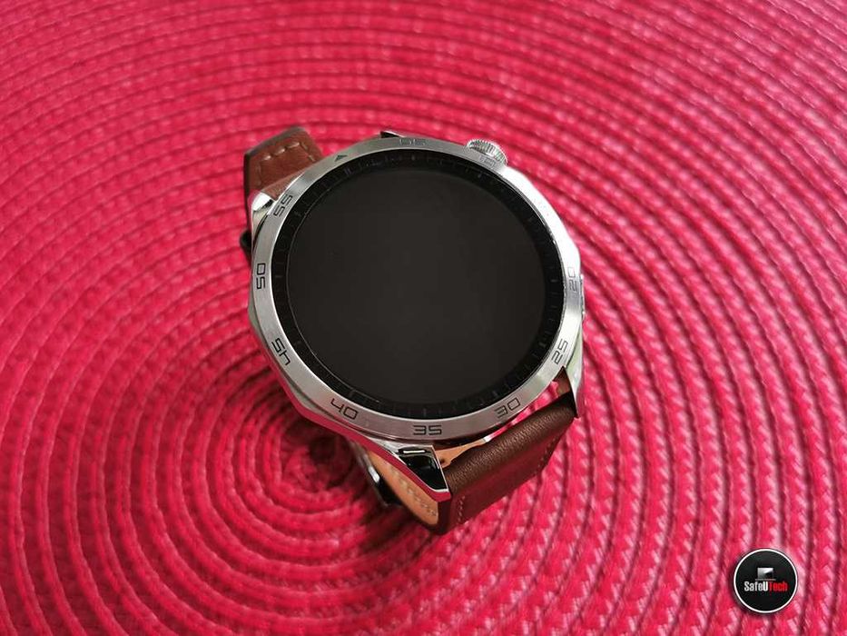 JAK NOWY Huawei Watch GT4 Classic 46mm srebrny skóra KPL GW. 08.2027