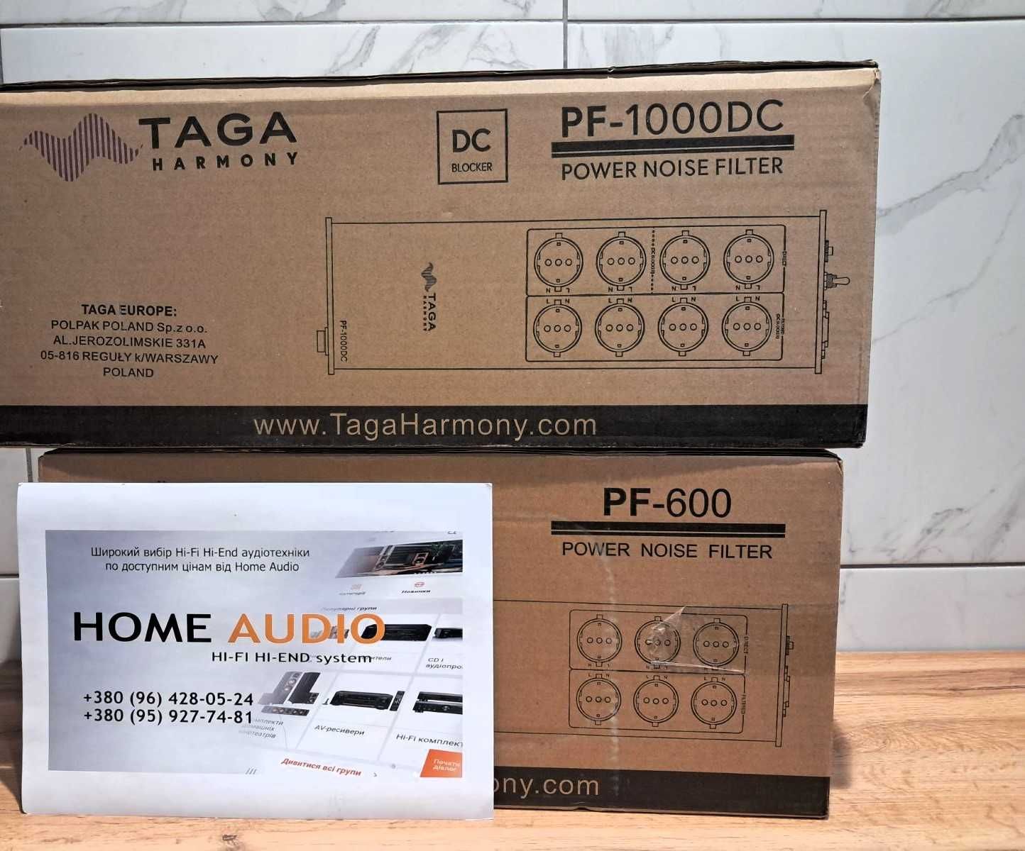 Мережевий фільтр TAGA Harmony PF-500
 (PC-5000/PF-1000 DC/PF-2000)