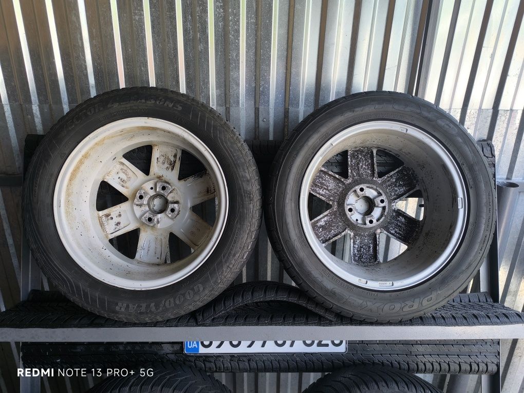 Колеса R15 4x100 6.5J ET49 ЦО 60.1 мм літо 205/55R16