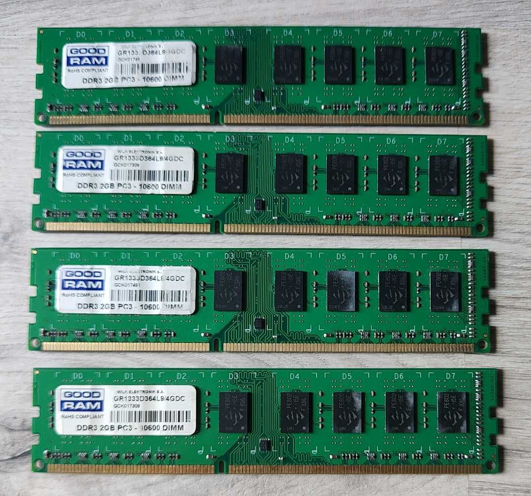 Pamięć RAM GOODRAM DDR3 8GB (2x2GB) 1333MHz
