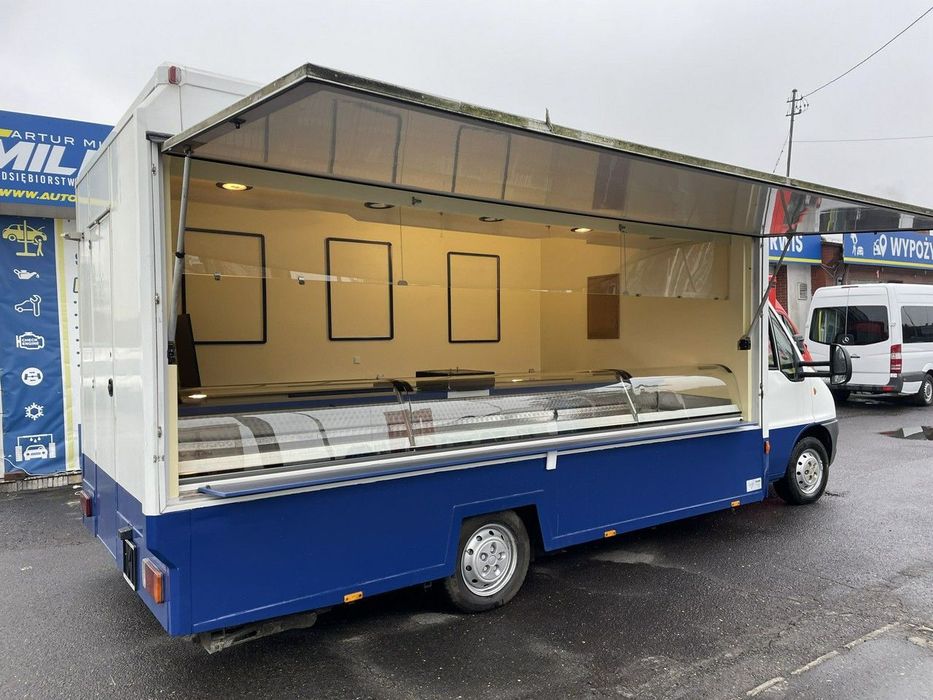 Fiat Ducato  Autosklep wędlin Klima Gastronomiczny Food Truck Foodtruck sklep 2007