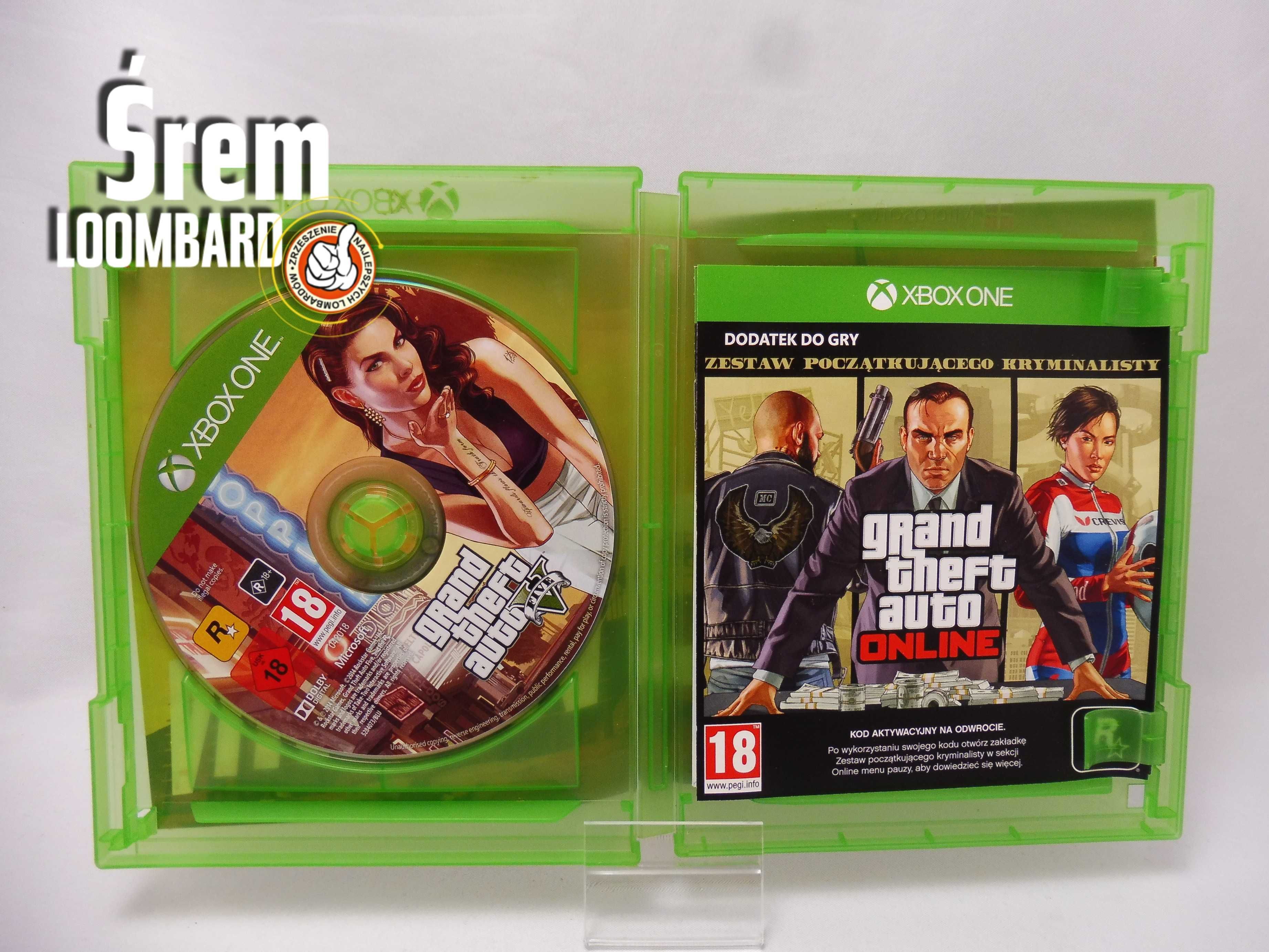Gra Gta V na Xbox One, Stan db!
