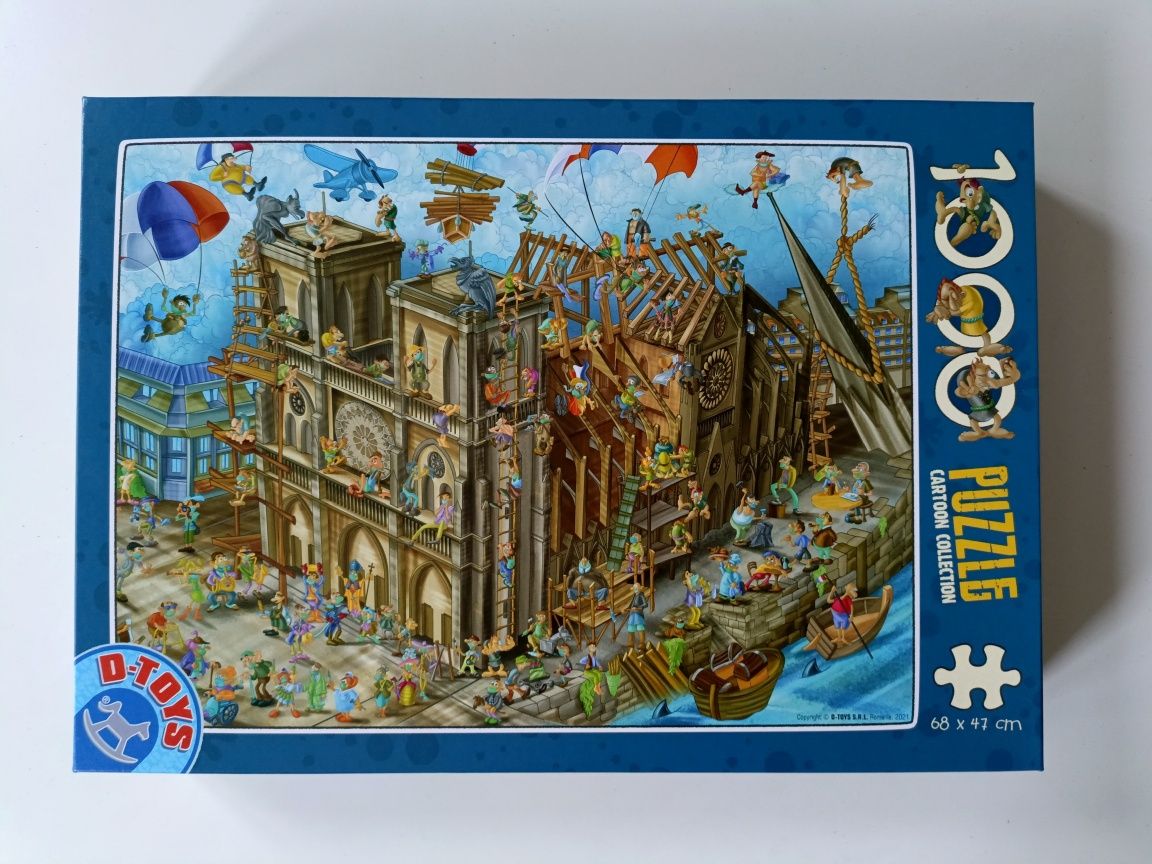 Puzzle D-Toys 1000 Cartoon Collection Katedra Notre-Dame