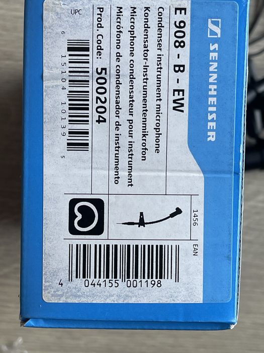 Sennheiser E 908-b-ew мікрофон та преамп MZA 900 P