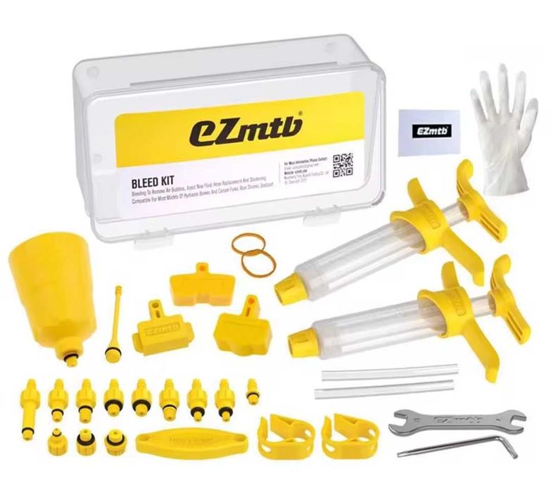 Zestaw serwisowania,odpowietrzania hamulców pełny,hulajnogi,rowery itp