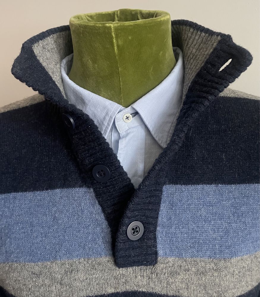Męski sweter/golf Mark Law S jesień/zima 100% wełna owcza