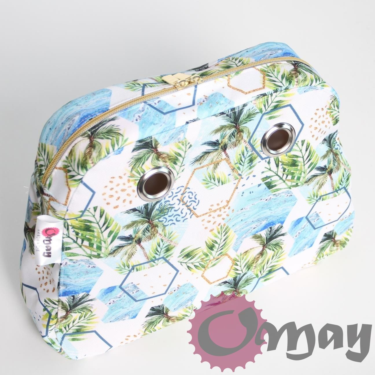 organizer do OBAG REVERSE palmy plastry miodu Złoto 2 kieszenie OMAY