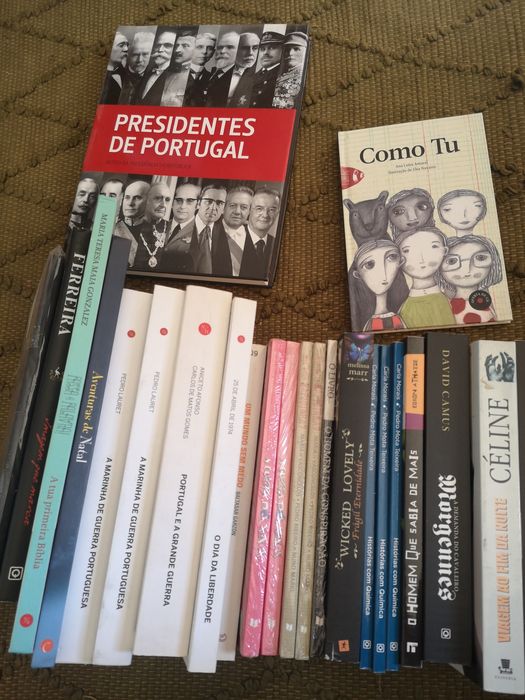 Vários livros de 3 a 25 euros