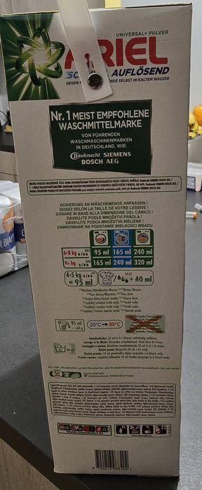 Proszek DE Ariel 100 prań kolor