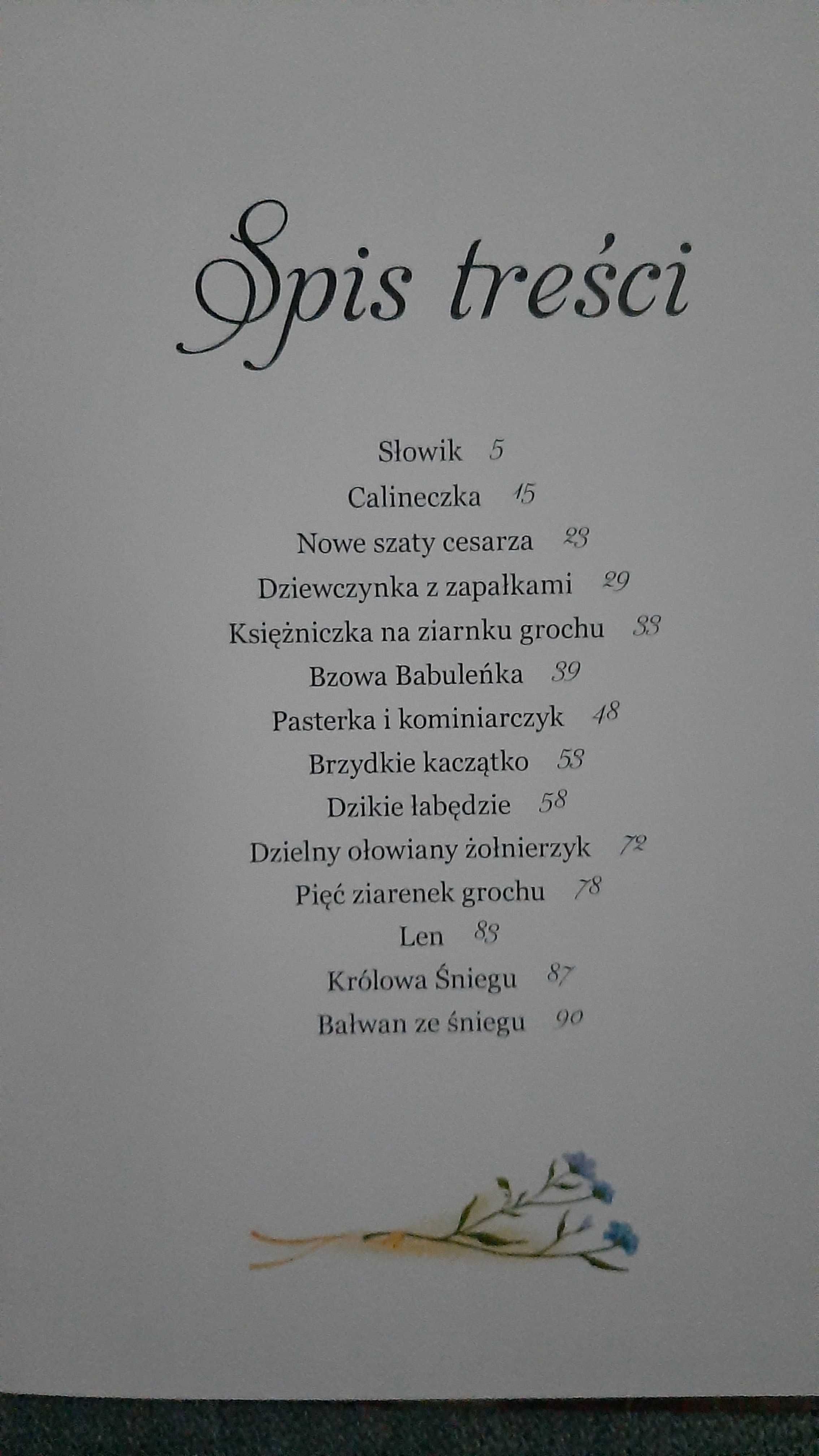 Andersen Baśnie m.in. Bzowa Babuleńka Bałwan ze śniegu Len Pięć ziaren