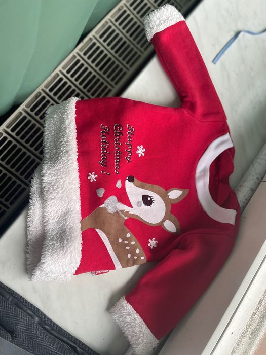 Bluzka świąteczna niemowlęca