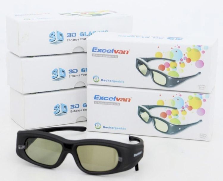 Conjunto 5 pares de oculos 3D