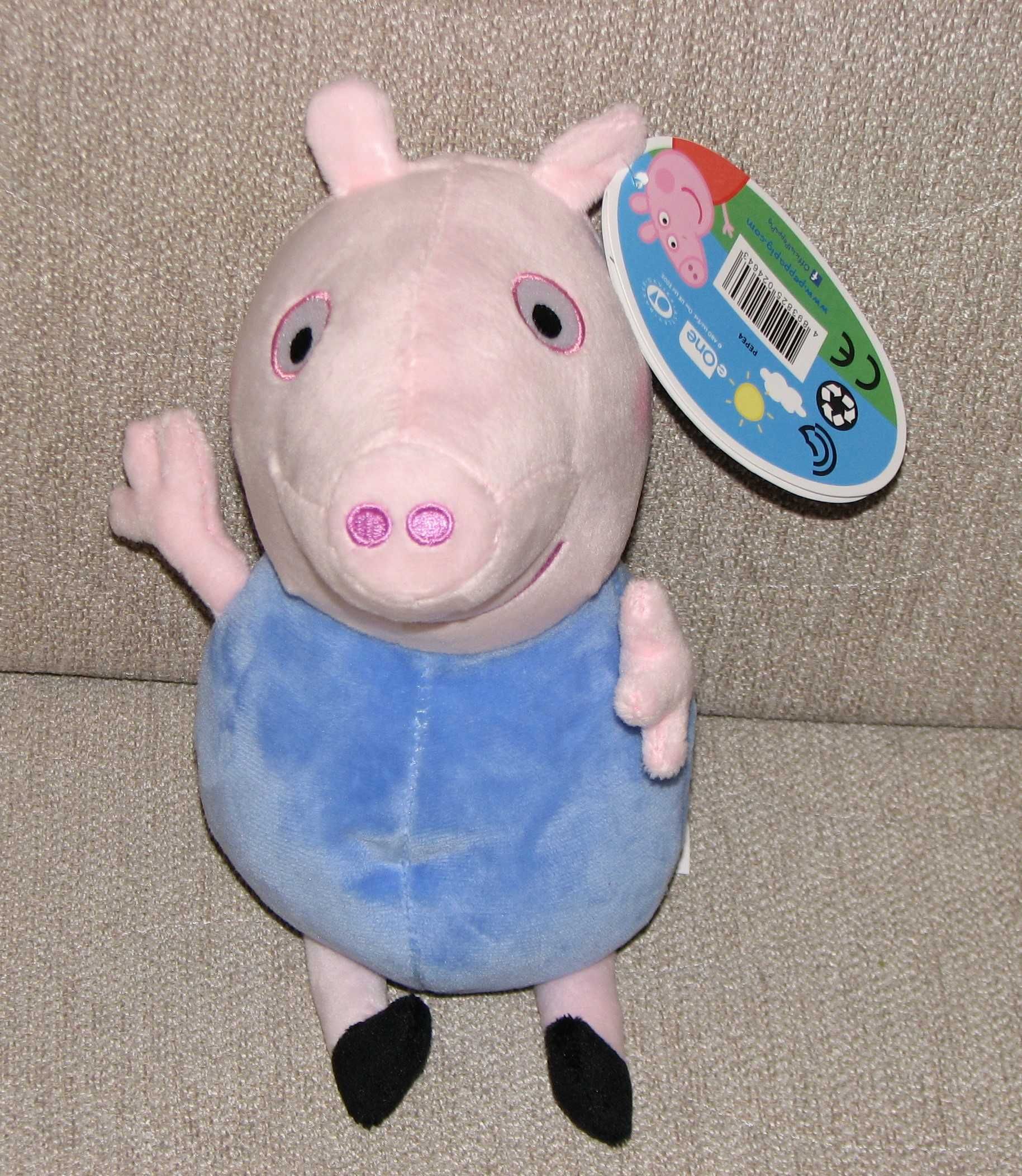 TM Toys Świnka Peppa George maskotka pluszowa 25 cm