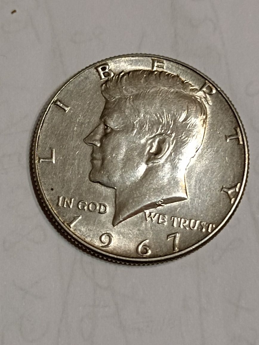 Moneta Half Dollar, Kennedy rok 1967