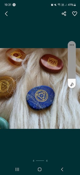 Kamienie czakry medytacja oczyszczania zestaw