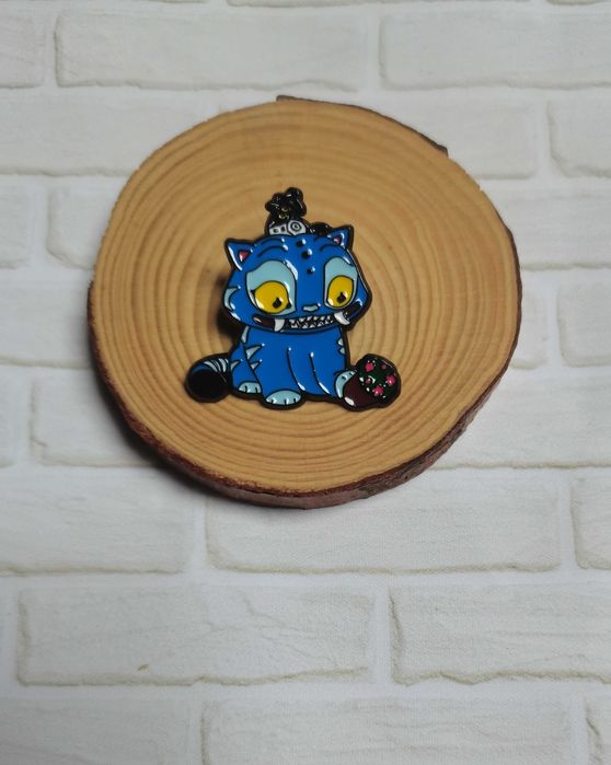 Przypinka, badzik, pin, broszka: tygrys Derpy (K-pop Demon Hunters)