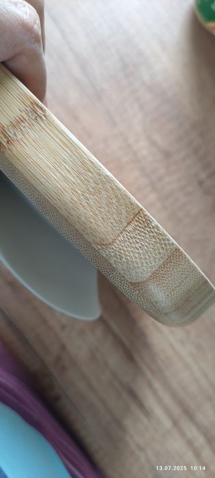 Miseczka miska ecorascals bambusowa trójdzielna z przyssawką