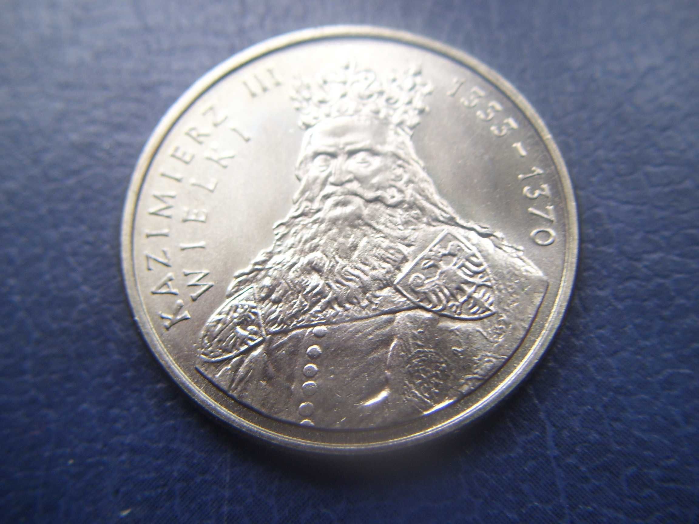 Stare monety 100 złotych 1987 Kazimeirz III WIelki stan menniczy PRL B