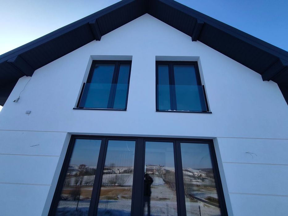 Balustrada Nowoczesna Szklana