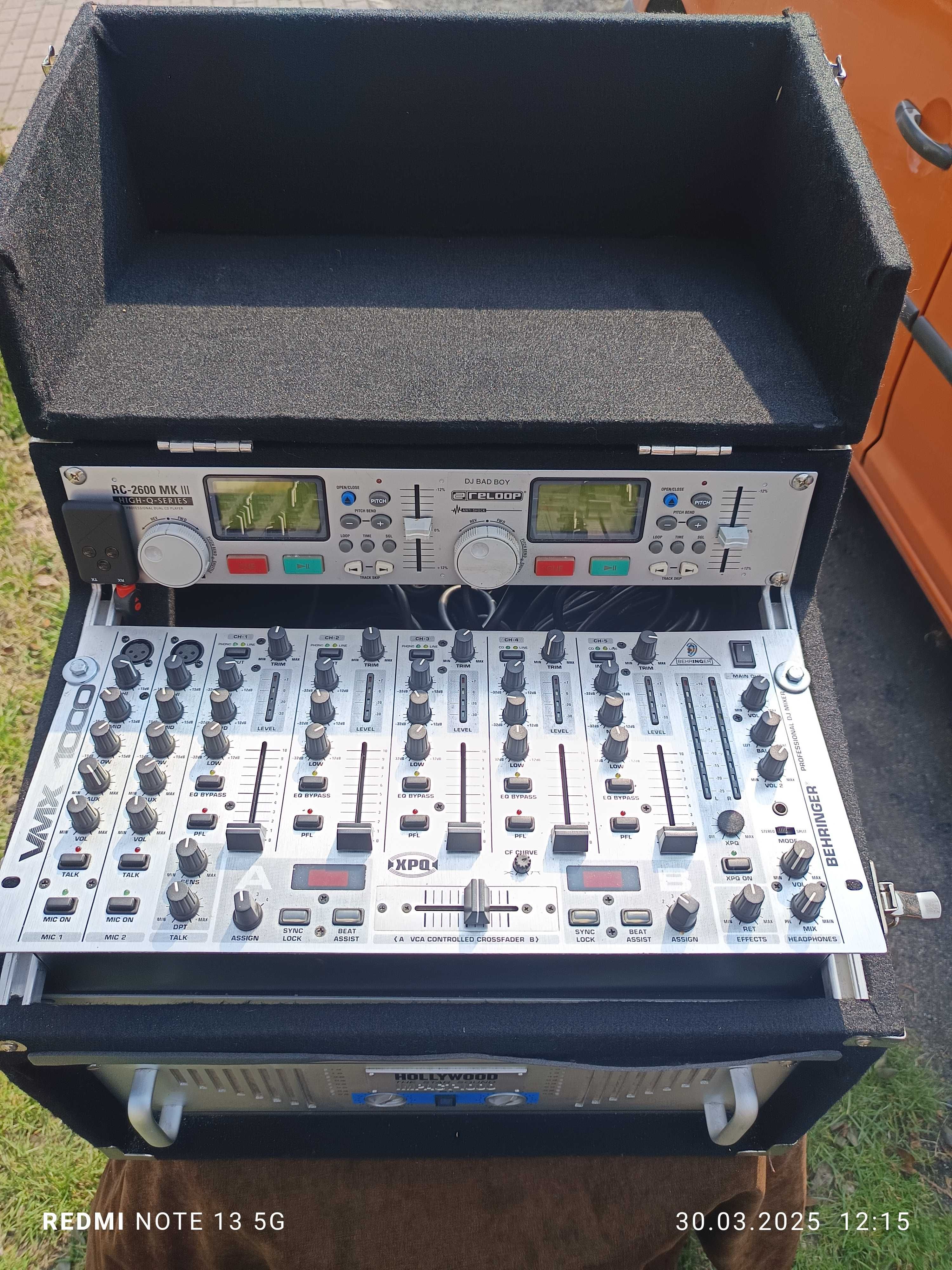 Kompletny Zawodowy Sprzęt DJ z Bluetooth - Behringer , Reloop 700 Wat